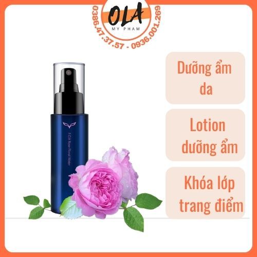 nước cân bằng dưỡng sáng da fox hoa hồng rose pc11 - mỹ phâm ola