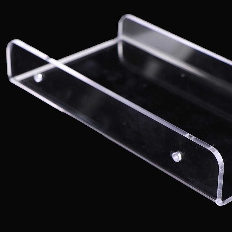 1 Kệ Nhựa acrylic Trong Suốt Gắn Tường Đựng Đồ Dùng Nhà Tắm Tiện Dụng