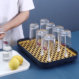 Khay đựng cốc nước sáng tạo bằng nhựa gia đình trí khay