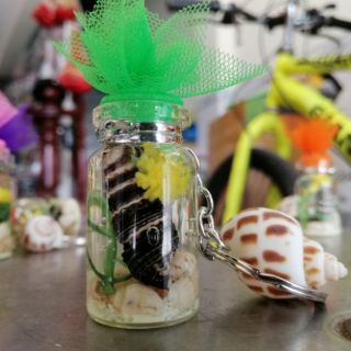 MÓC KHÓA CHAI ỐC DẠ QUANG HANDMADE