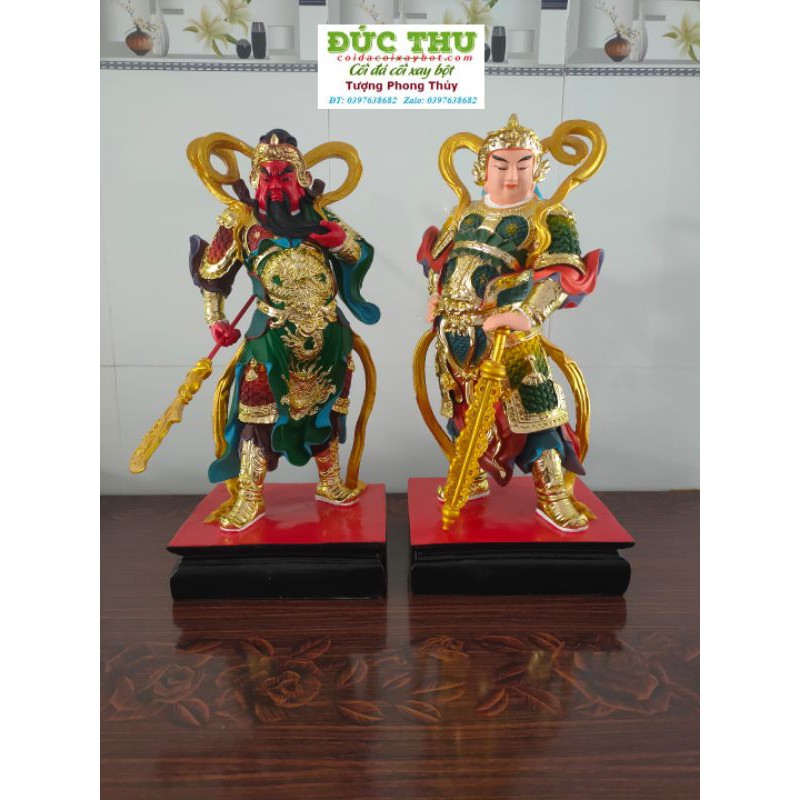 Tượng Hộ Pháp Vi Đà Quan Công 40cm