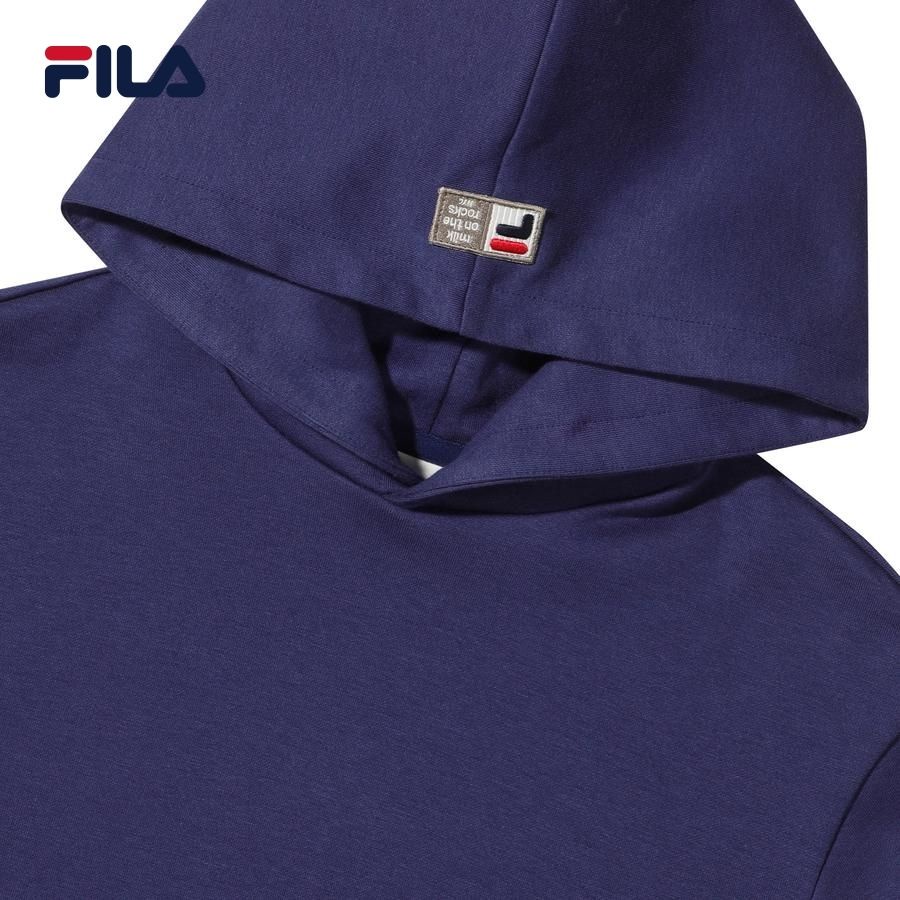 Áo khoác hoodie tay dài có nón trẻ em Fila Milk On The Rock - FK2POD1M01X-PNA