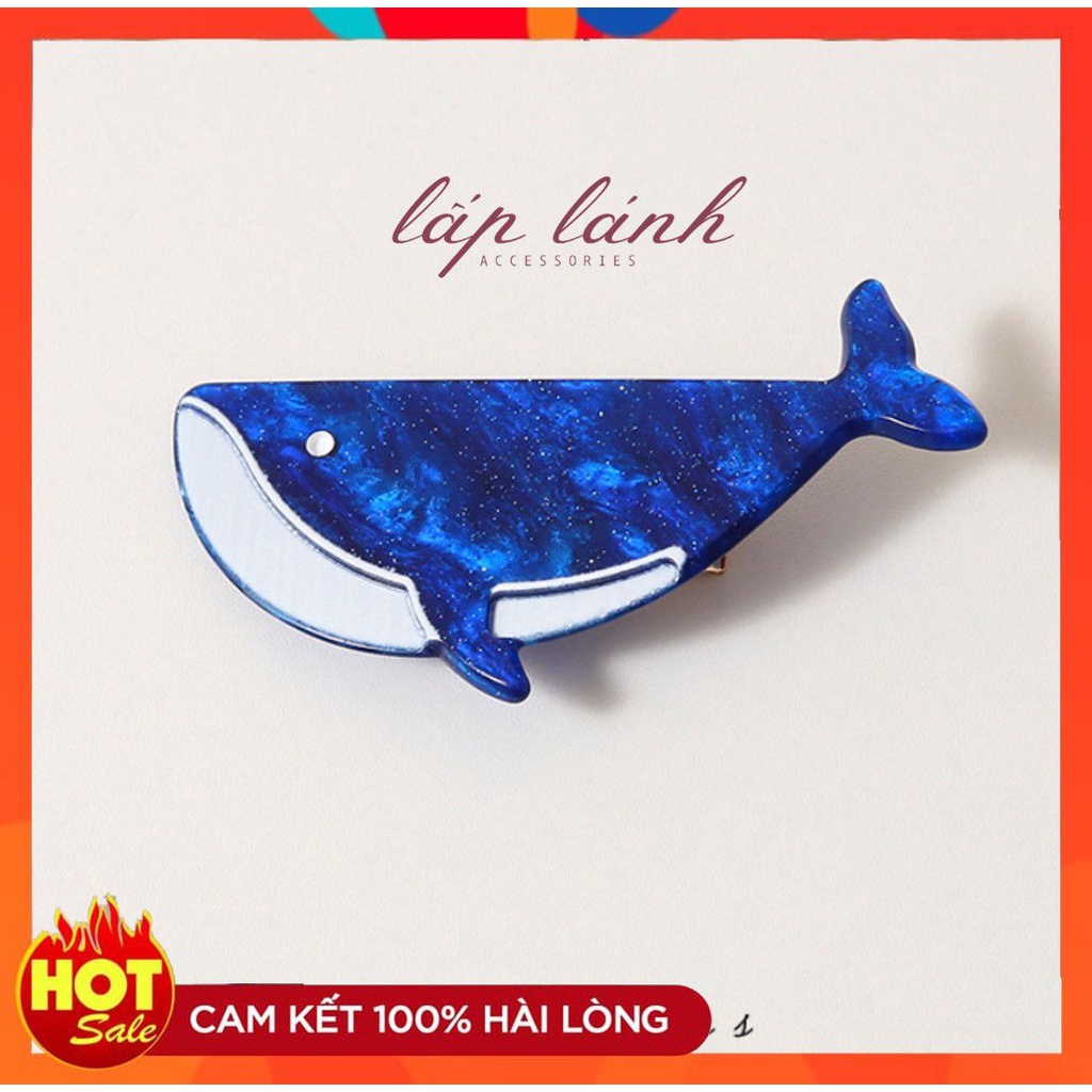 PIN CÀI ÁO HÌNH CÁ VOI XANH LƯNG GÙ  PHONG CÁCH HÀN QUỐC THỜI TRANG CÁ TÍNH 223KAOCA
