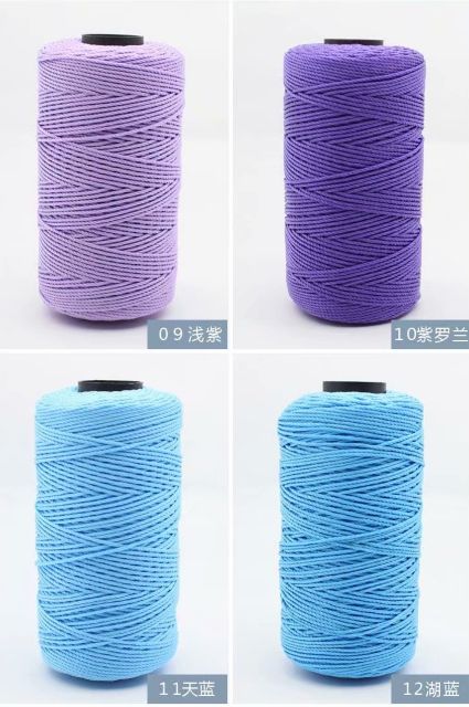 Sợi thô 2mm móc túi ,mũ nón