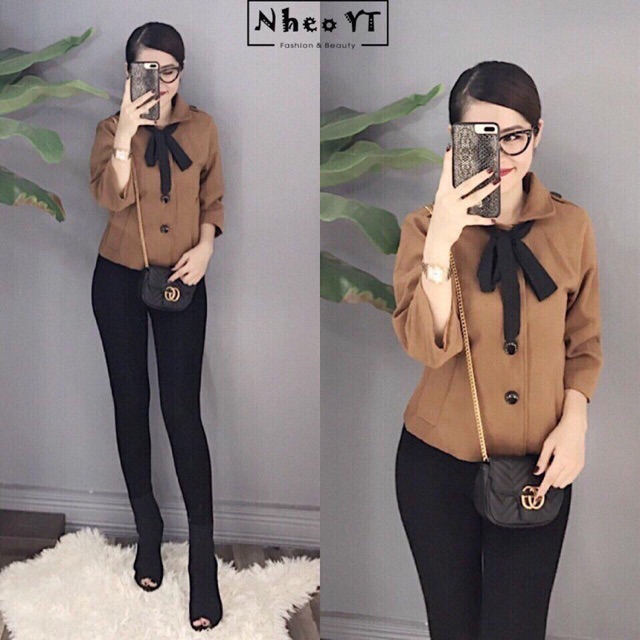 Dạ nơ dáng lửng xinh yêu hết nấc 😗 😗 Chất dạ lì đẹp Freesize
