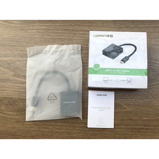 Cáp  USB type-C To VGA UGREEN 50250