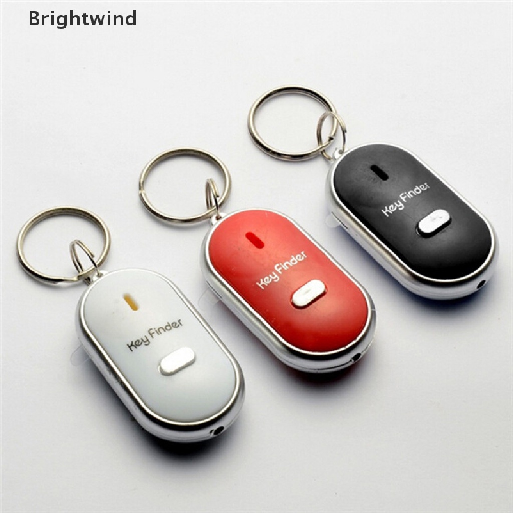 [Brightwind] Whistle Key Finder Flashing Beeping Remote Lost Keyfinder Locator Keyring Handy Hot Sell