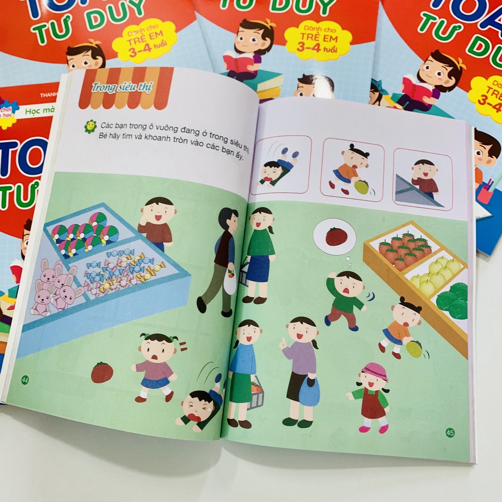 Toán Tư Duy Cho Trẻ Em 3 - 4 Tuổi