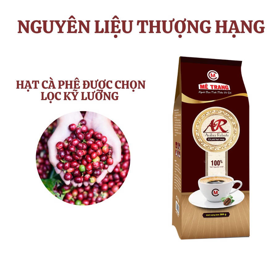 Cà phê Mê Trang Arabica Robusta (AR) - Túi bột 500g