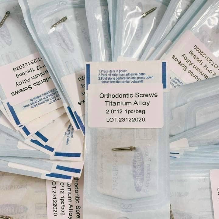 Mini Vít Chỉnh Nha Chuyên Sử Dụng Trong Nha Khoa Đầy Đủ Kích Thước