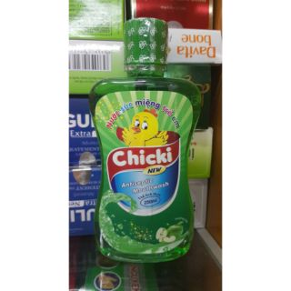 nước súc miệng trẻ em chicki