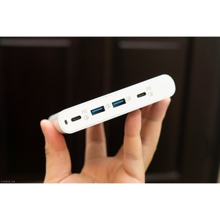 Sạc HyperJuice 87W/96W 2 cổng USB-C/USB A QC3.0 PD87 (2C2A)