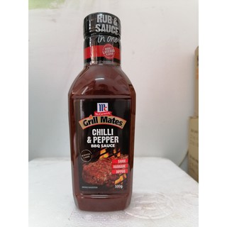 (EXP-HẠN SD 19/6/2023) [Chai 500g] XỐT ƯỚP ĐỒ NƯỚNG VỊ ỚT [Thailand] MCCORMICK BBQ Chilli & Pepper Sauce (halal)