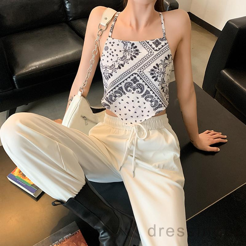 Áo Lửng Nữ Không Tay Hở Lưng Quyến Rũ | BigBuy360 - bigbuy360.vn