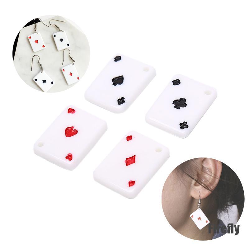 Bộ 10 Thẻ Nhựa Làm Bông Tai Diy