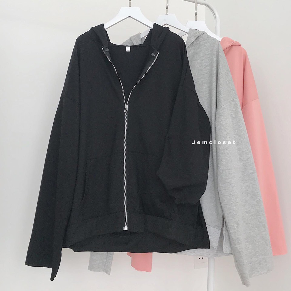 Áo khoác xẻ tà B E I - 1294  ( Jem Closet )
