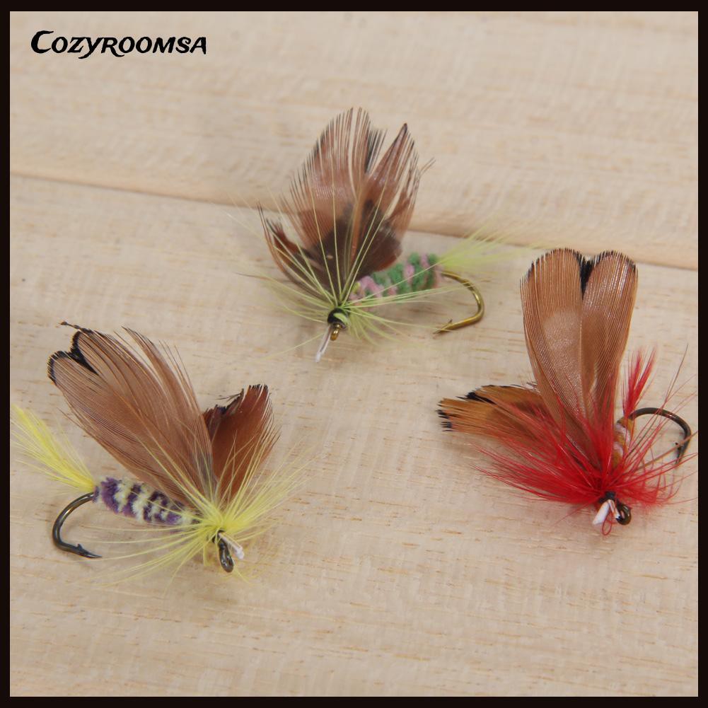 Set 12 Mồi Câu Cá Giả Côn Trùng Chuyên Dụng