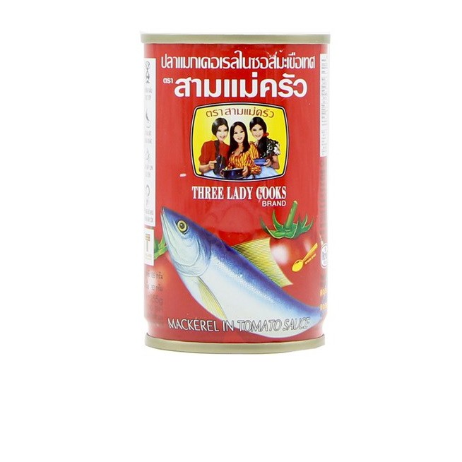 LỐC 10 HỘP CÁ MÒI  THÁI LAN 3 CÔ GÁI 155g