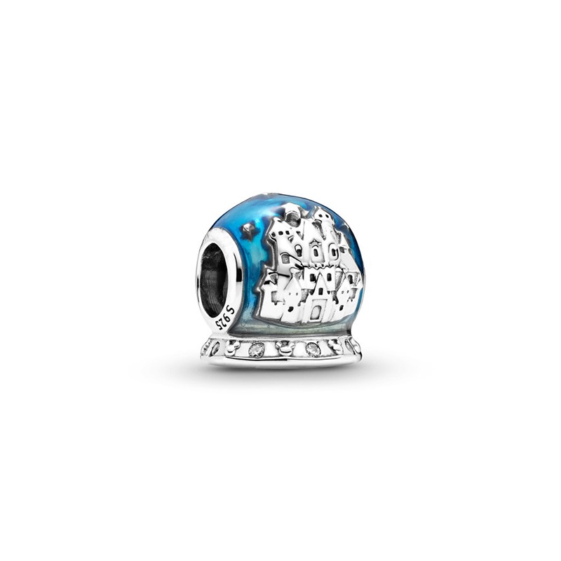 Mặt Dây Chuyền Bạc S925 Đính Hạt Xanh Dương Sang Trọng Thời Trang