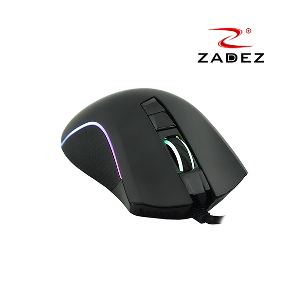 Chuột Gaming ZADEZ GT615PM 1200DPI, 6 Mức DPI, 7 Phím Chức Năng, Đèn LED RGB - Hàng Chính Hãng