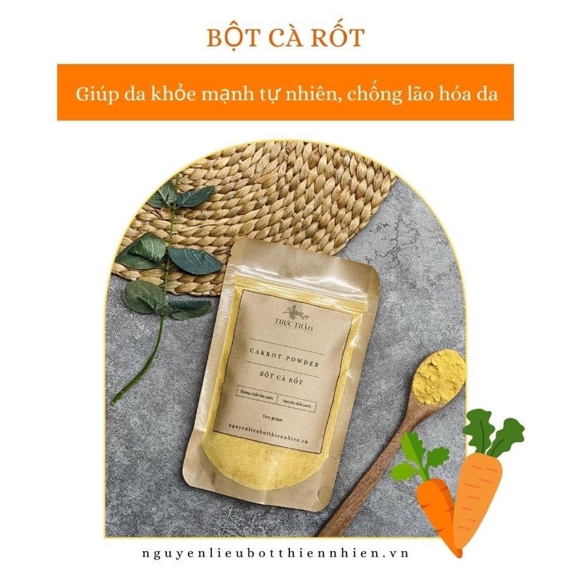 Bột Cà Rốt Nguyên Chất