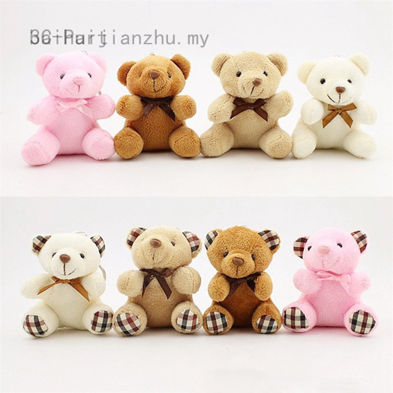 3 Gấu Teddy nhồi bông Mini mềm mại đáng yêu