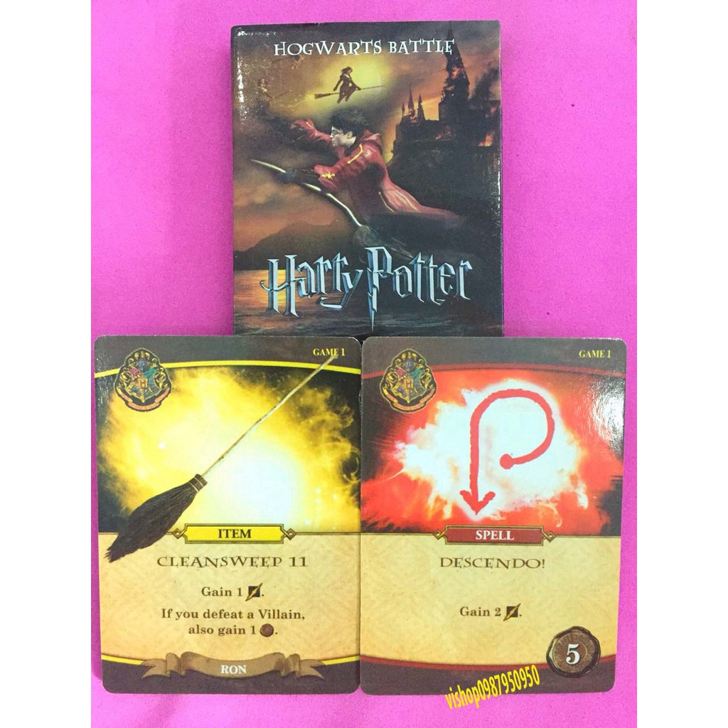 (17 lá) THẺ BÀI HARRY POTTER harri potter.Thẻ bài ma sói yugi tarot one piece luffy zoro sakura mèo nổ ma sói clow poke