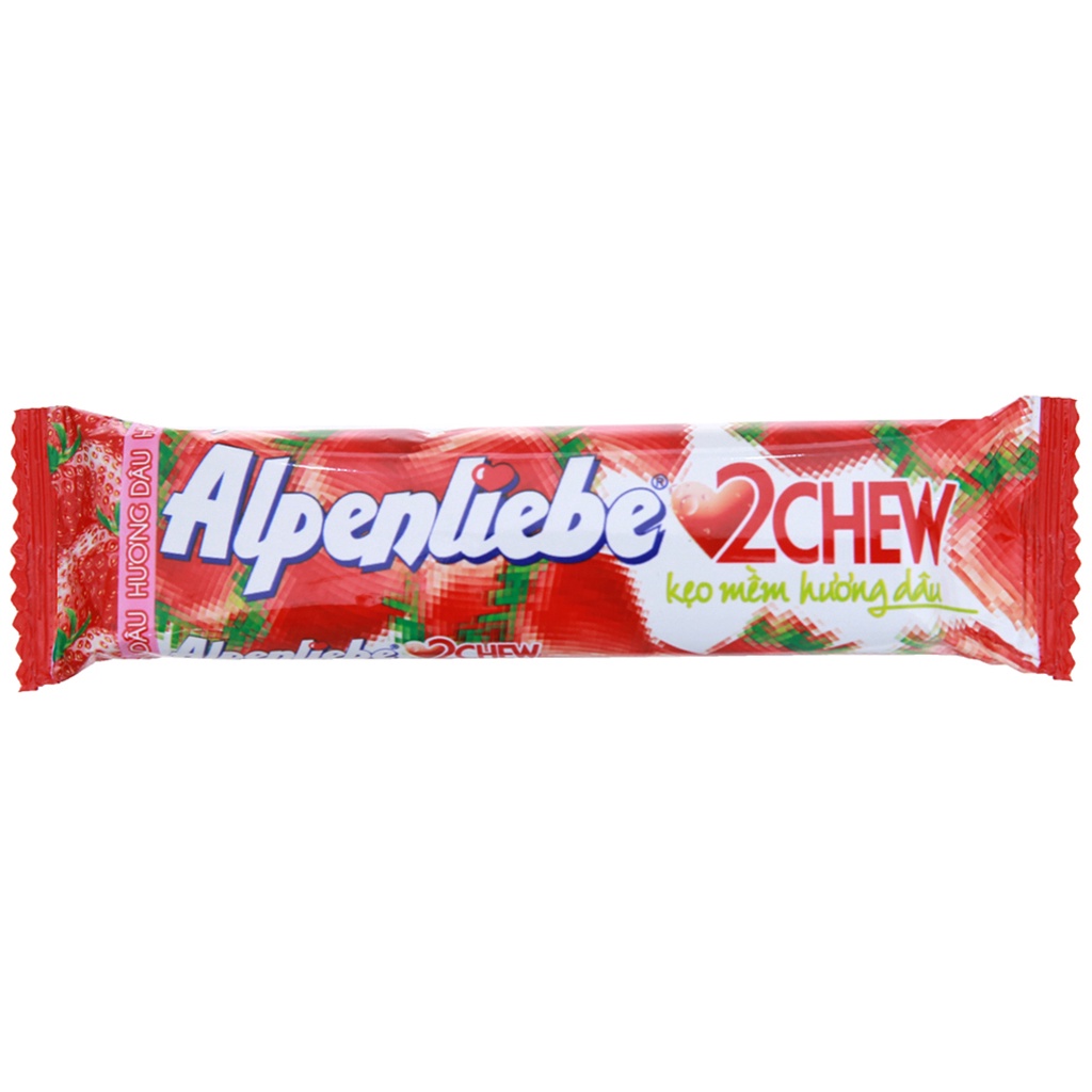 Kẹo mềm Alpenliebe 2chew 24,5g hương dâu nho