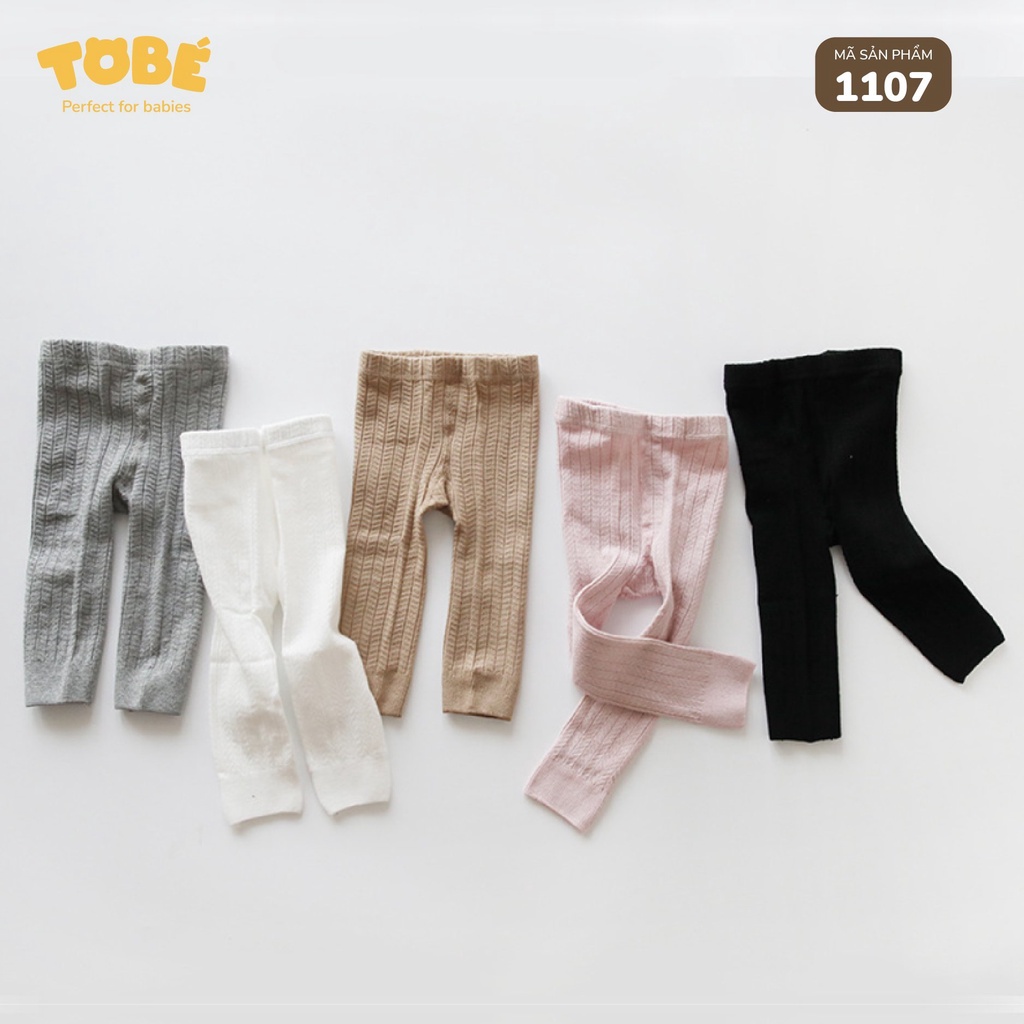 Quần Legging Cho Bé Tobé Chất Len Gân Co Dãn 4 Chiều