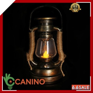 Đèn Dầu cổ điện tử cảm biến ánh sáng sử dụng năng lượng mặt trời thông minh (bảo hành 6 tháng)