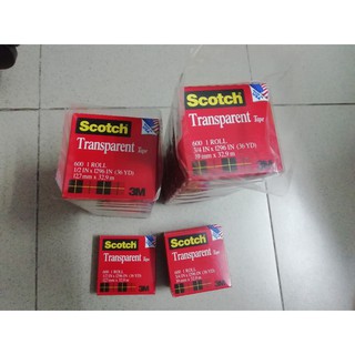 Băng keo 1 mặt 3M 600 - 3M Scotch Transparent Tape 600