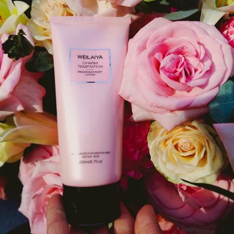 Sữa dưỡng thể toàn thân Weilaiya, dưỡng trắng da, lưu hương cả ngày, hương hoa hồng
