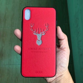 Ốp Da iPhone Xs Max Deer Cao Cấp