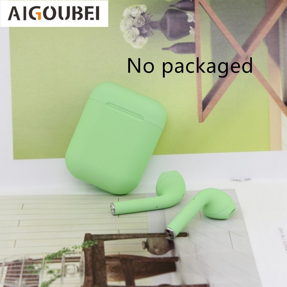 Bluetooth 5.0 Airpod i12 TWS Tai nghe không dây Bluetooth Inpod Tai nghe Airpod 3D Touch Macaron Tai nghe thể thao đầy màu sắc không hộp cho Android / iPhone (COD)