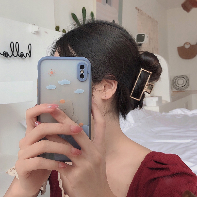 Kẹp Càng Cua Làm Từ Kim Loại Thời Trang Nữ