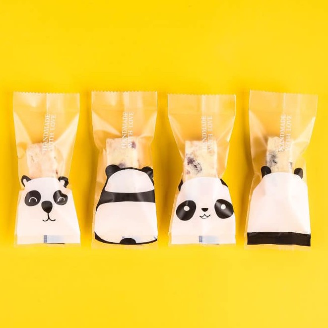 Túi Kẹo Nougat, túi Kẹo Hạnh Phúc Gấu Panda (200c/bịch)