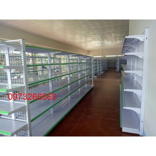 Kệ Siêu Thị Đơn Lưng Lưới