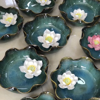 Bát Sen Thả Hoa Tắm Phật [ Bát Minh Đường Tụ Thuỷ ]