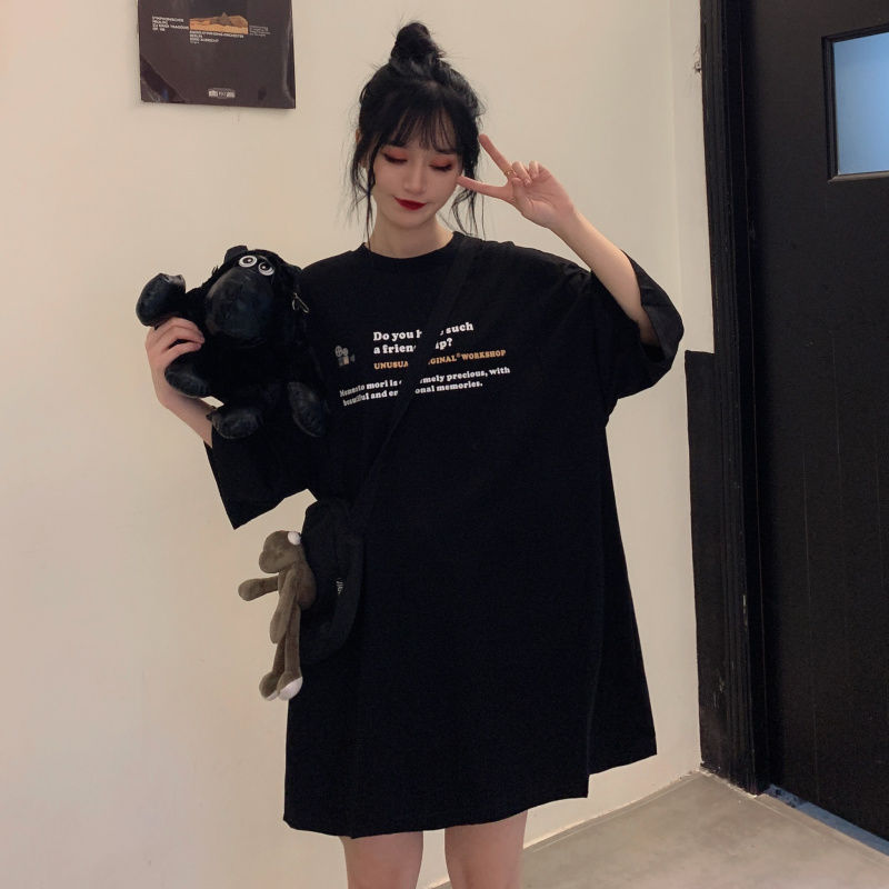 Áo thun nữ ngắn tay họa tiết mèo chuột sành điệu