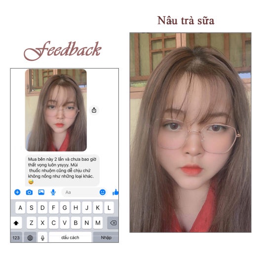 Thuốc Nhuộm Tóc Màu Nâu Sữa Không Cần Tẩy By Pika Tặng Trợ Nhuộm, Găng Tay