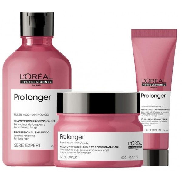Dầu gội LOREAL giúp tóc chắc khỏe, giảm đứt gãy và dài hơn Serie Expert Pro Longer 500ml