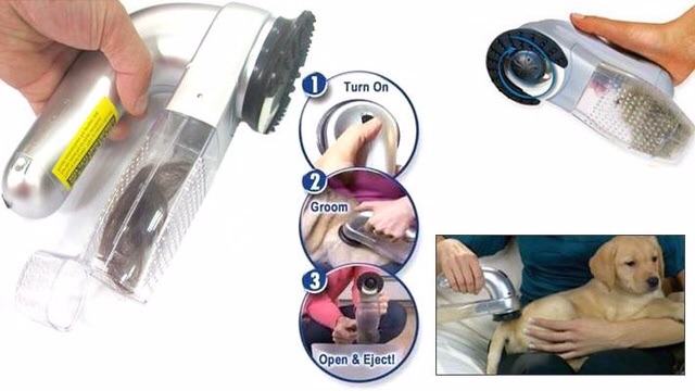 Máy hút tự động lấy lông rụng cho chó mèo Shed Pal