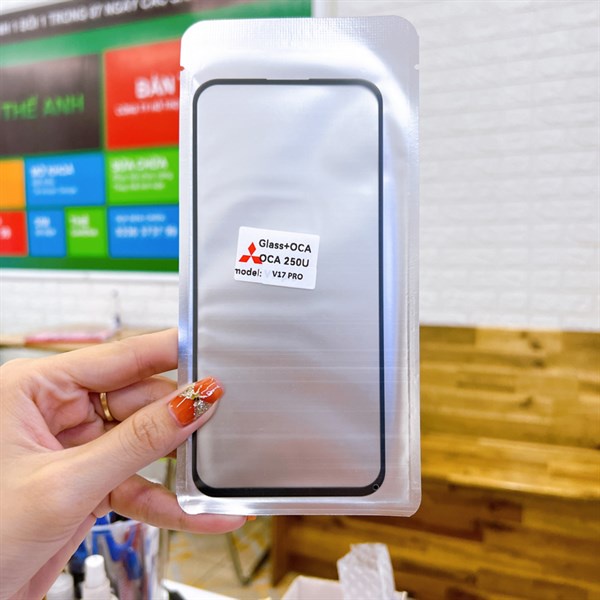 Kính ép OCA Vivo V17 Pro, bảo hành đổi trả.