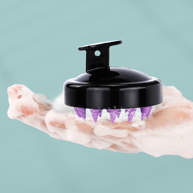 Bàn Chải Silicon Mềm Dùng Mát Xa Đầu Khi Tắm Tiện Dụng