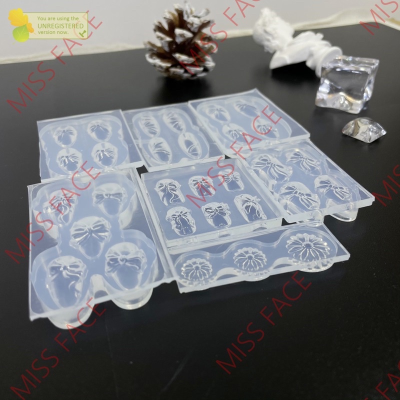 khuôn silicon tạo hình trang trí móng