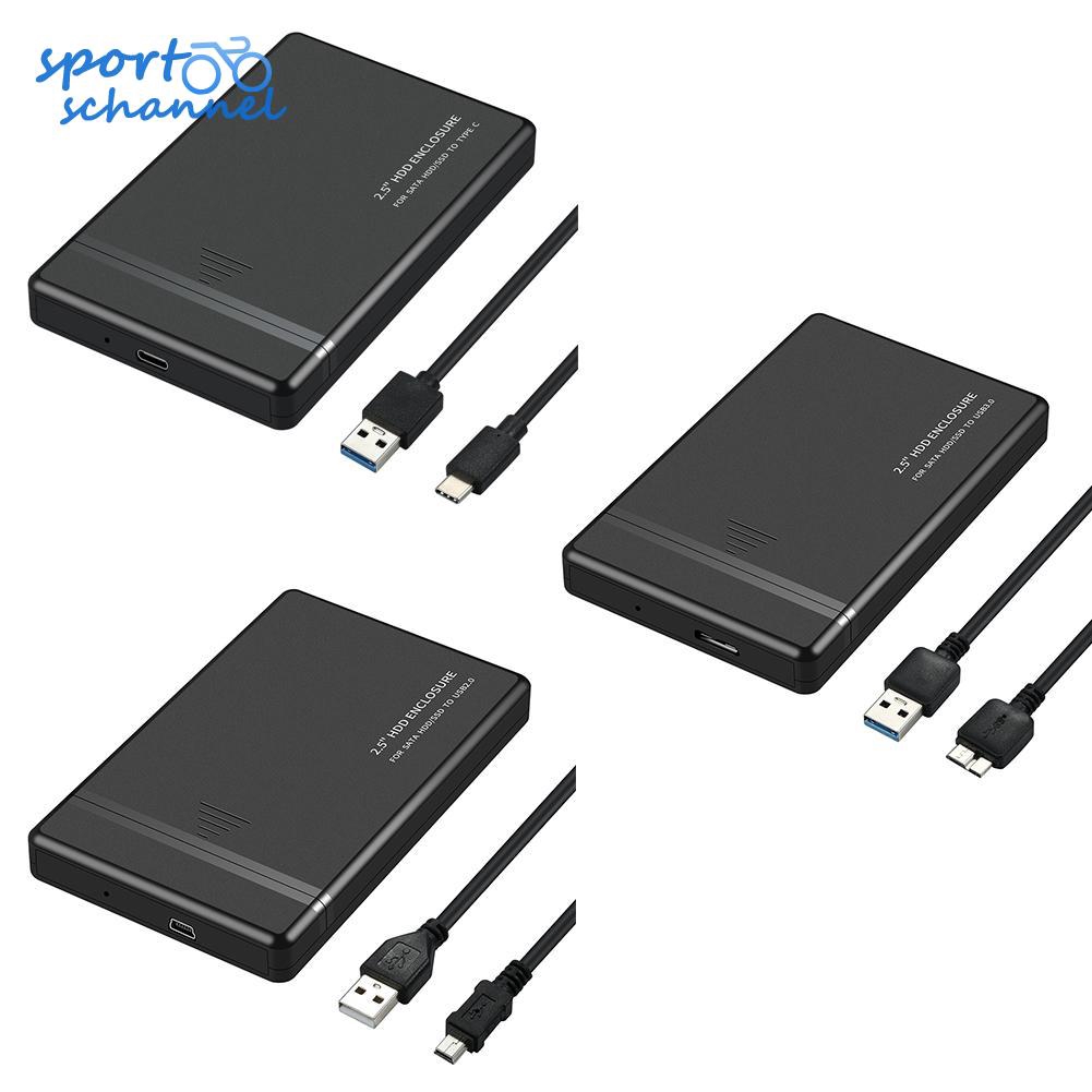 Hộp Đựng Ổ Cứng Ngoài 2.5 Inch Hdd Ssd 480mbps | BigBuy360 - bigbuy360.vn