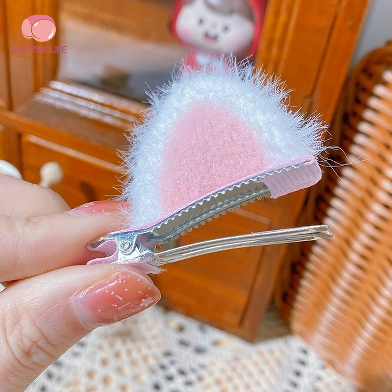 Set 2 Kẹp Tóc Tai Mèo Dễ Thương Thời Trang Nữ