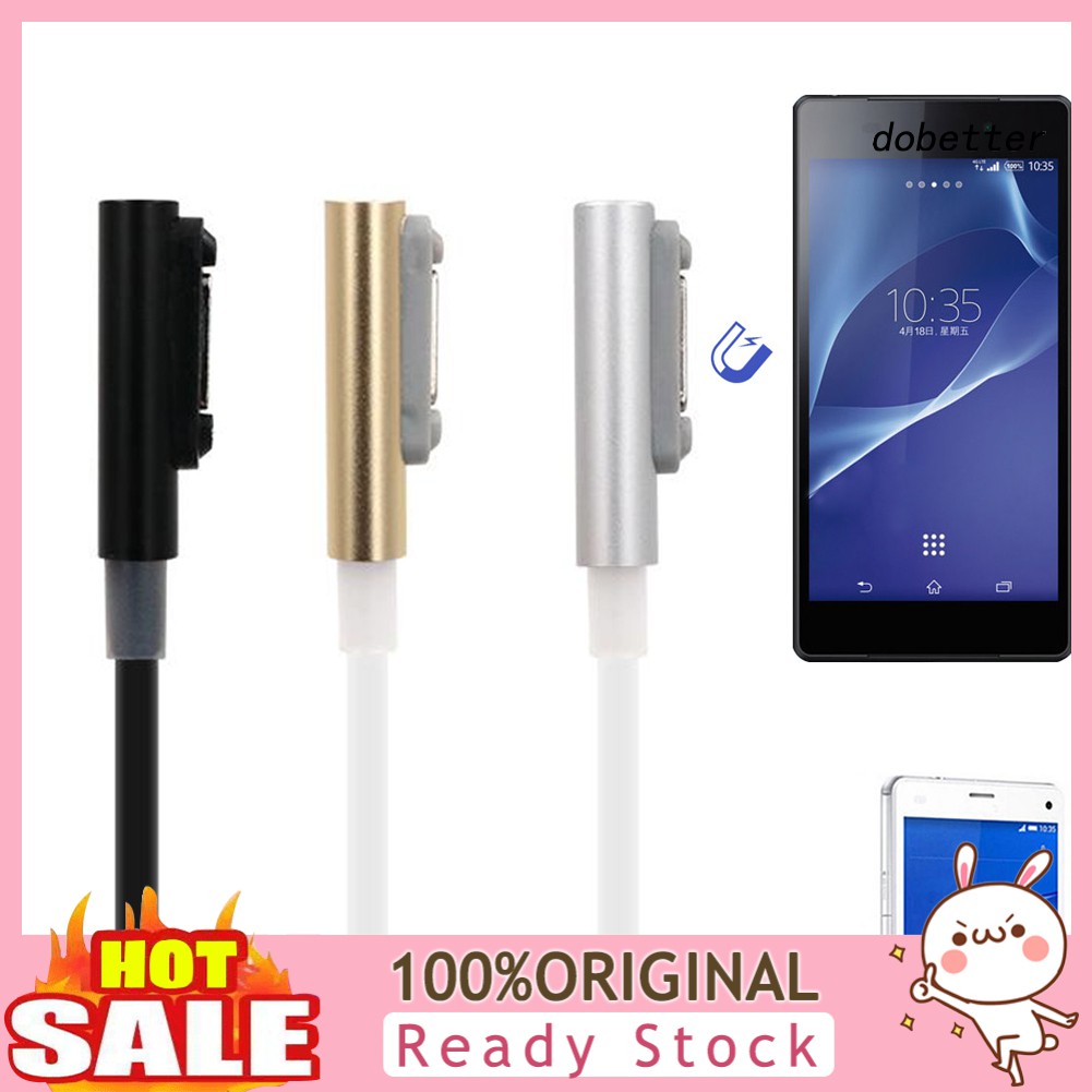 Dây Cáp Sạc Từ Tính 100cm Cho Sony Xperia Z3 L55T Z2 Z1 Compact Xl39H