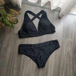 [YOGAGANDA] Set bikini đen hiện đại quyến rũ