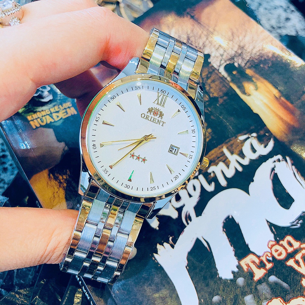 Đồng hồ nam Orient ba sao - kính shapphire - chống nước tuyệt đối